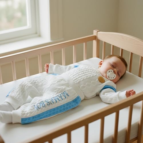 Giraropa Newborn Baby Boy Clothes Rib Knit Romper Jumpsuit Solid Sweater - Image 4