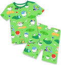 babee Reshinee Bamboo Viscose Toddler Boys Pajamas Set, Short Sleeve Kids by babeeReshinee