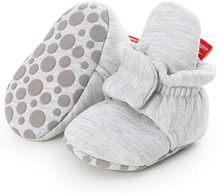 HsdsBebe Unisex Newborn Baby Cotton Booties Non-Slip Sole - Image 3