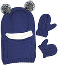 Baby Winter Hat Scarf Set, Unisex Infant Toddler Kids Hat Scarf by GZMM