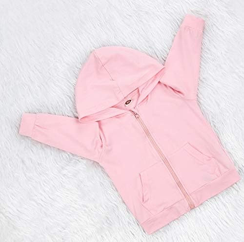 Imcute Baby Zip Up Hoodie, Unisex inflant Toddler Long Sleeve Sweatshirts - Image 2