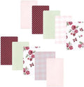 Luvable Friends Hudson Baby Flannel Burp Cloths 10pk, Rose Garden by Luvable+Friends