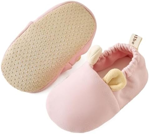Jastore Baby Girls Booties Newborn Infant Shoes Cozy Soft Warm Cotton Boots - Image 4