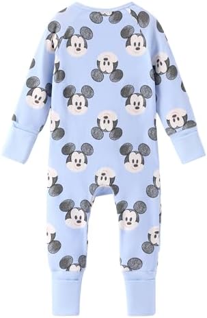Disney Baby Organic Cotton Zip Footie Clothes Romper Outfit - Image 2