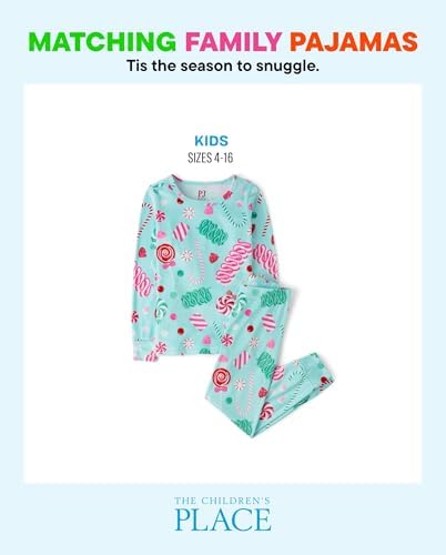 The Children's Place Baby Kids Christmas 2 Piece Pajama Sets - Image 2