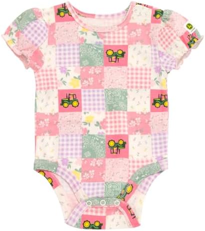 John Deere Farm Animals Tractor Truck Baby 5 Pack Short Sleeve Bodysuits - Image 6