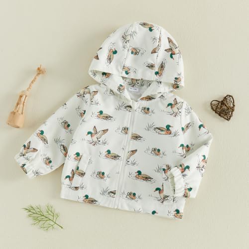 Toddler Baby Girl Windbreaker Jacket Zip Up Hoodie Long Sleeve Sweatshirt - Image 4