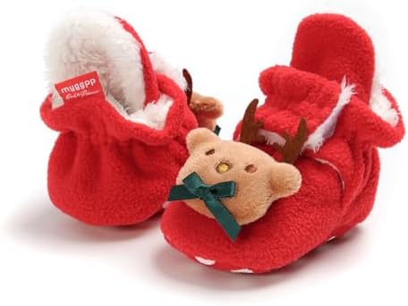Baby Booties Cozy Fleece Slippers Soft Baby Shoes - Image 3