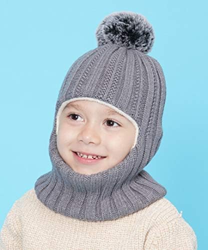 Baby Winter Hat Scarf Set, Unisex Infant Toddler Kids Hat Scarf - Image 4