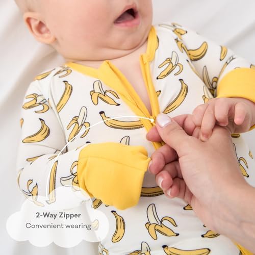 pureborn Baby Sleeper Viscose from Bamboo Zipper Footies Pjs 0-24 Months | - Image 5