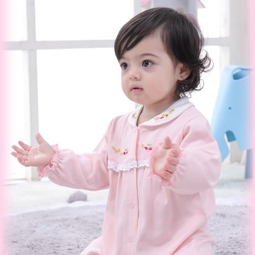 Infant Baby Girl Long Sleeve Romper Cotton Cute Style Newborn Toddler Jumpsuit - Image 4