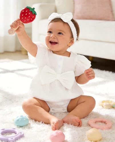 Vibebox Baby Girls Clothes Summer One-sies Romper Outfit Preemie-18 Months - Image 2