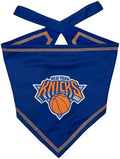 Pets First NBA New York Knicks TIE Bandana, Size Small/Medium. Dog Bandana by PETSFIRST