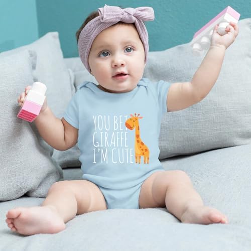 listery Funny Baby Clothes Boy Cute Giraffe Baby Funny Newborn - Image 3