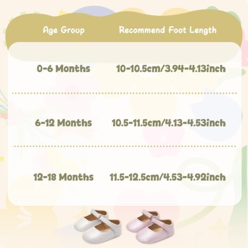 Meckior Infant Baby Girls Soft Sole Bowknot Princess Wedding Dress Mary Jane - Image 3