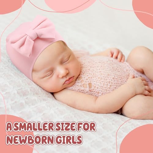 Cuffbow 4 Pcs Preemie Hats Baby Cap - Image 5