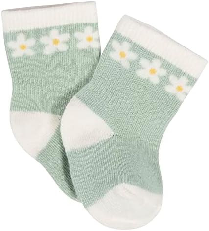 Gerber baby-girls 8-pair Wiggle Proof SockCasual Sock - Image 3
