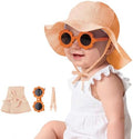 Durio UPF50+ Baby Sun Hat and Sunglasses by DURIO