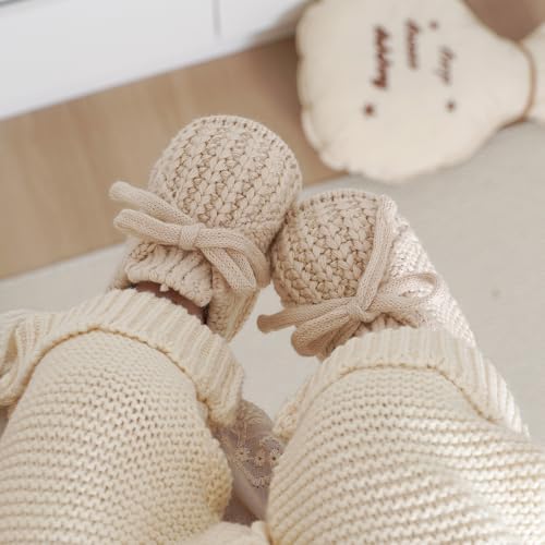 Baby Booties with Hat Set - Image 6