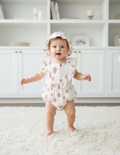 Renotemy Baby Girl Clothes Summer Newborn Girls Outfits Preemie-18Months - Image 2
