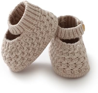 Baby Booties Hand Knit Boots Slippers Soft Warm First Walkers Socks Shoes by Opewod