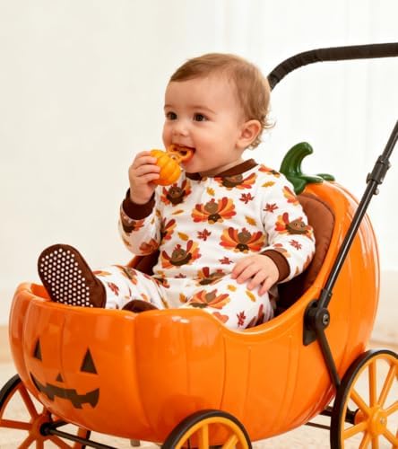 uideazone Baby Girls Footed Pajamas, Zip Sleeper - Image 3