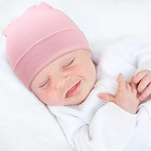 Newborn Baby Hats and Mittens Set Infant Beanie Cap Toddler Gloves Newborn - Image 5