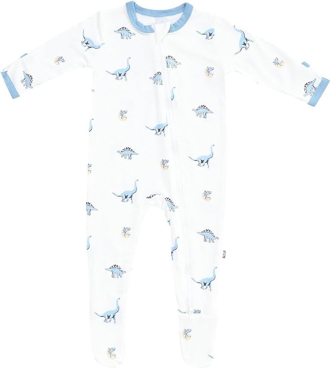 KYTE BABY Infant and Toddler Dual Zipper Footie, Ultra-Soft Rayon Made From by KYTEBABY