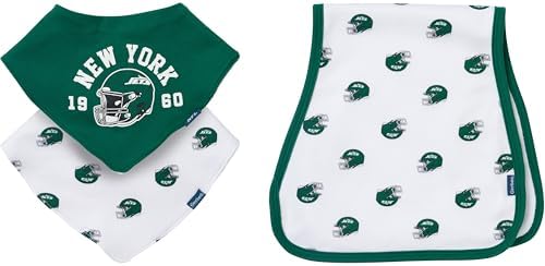Gerber Baby Nfl Team Bandana Bibs and Burp Cloth Set by Gerber