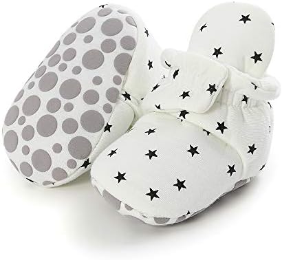 HsdsBebe Unisex Newborn Baby Cotton Booties Non-Slip Sole by HsdsBebe