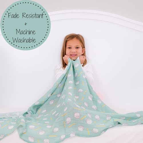 LollyBanks 100% Organic Cotton Muslin Swaddle Blanket, Soft Baby Blankets | 2 - Image 7