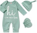 GRNSHTS Newborn Baby Boy Romper Coming Home Outfits Letter Print Bodysuit by GRNSHTS