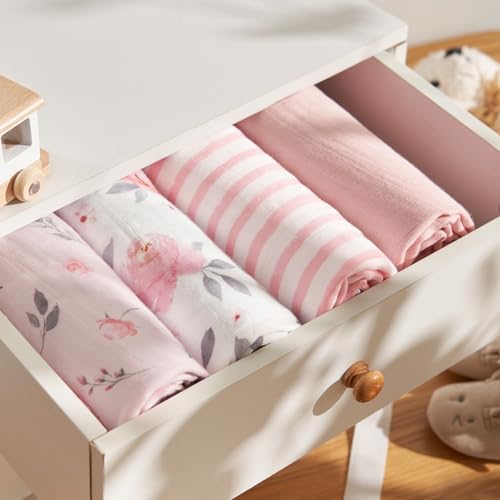 PHF Muslin Swaddle Blankets for Newborn, Large 47x 47 Inches 4 Pack Organic - Image 6