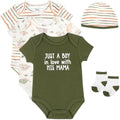 Baby Essentials Baby Boys 5 Piece Bodysuit Set by BabyEssentialsNotJusttheBasics
