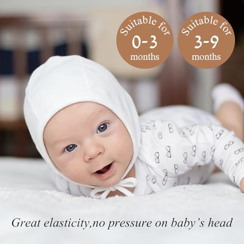 Yuoahcn Newborn Hats for Baby Girls Boys Cotton Beanie Soft Infant Hat - Image 5