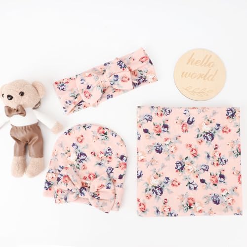 DRESHOW BQUBO Baby Girl Newborn Receiving Blanket - Image 7