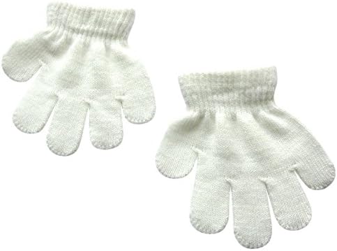Toddler Boys and Girls Winter Knitted Writing Gloves, 1-3 Years Old by Unknown