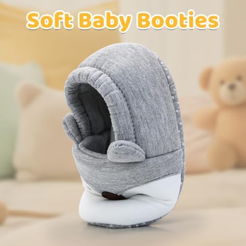 Baby Booties Girls Cozy Walking Shoes Warm Booties Toddler Soft Sole Shoes - Image 4