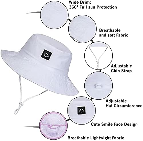 55cube Baby & Toddler Sun Hat UPF 50+ Bucket Hat - Image 4