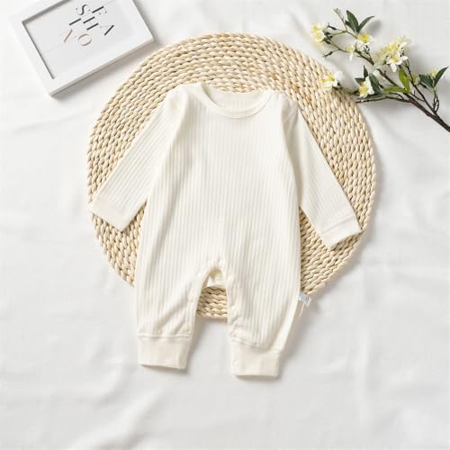 Baby Romper Long Sleeve Pure Cotton Unisex One Piece Jumpsuit, Newborn Clothes - Image 2