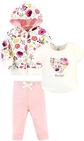 Touched by Nature Baby Organic Cotton Hoodie, Bodysuit Or Tee Top, and Pant by TouchedbyNature
