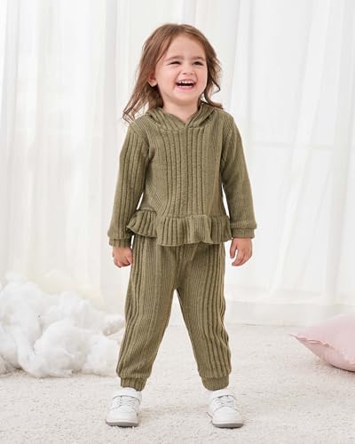 Renotemy Baby Girl Clothes Cute Fall Winter Toddler Girls Outfits 3M-3T - Image 2