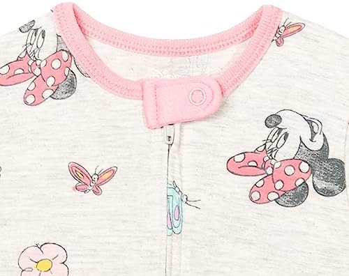 Disney Baby Girls' 2-Pack Footed Sleep N' Play Newborn to Infant - Image 4