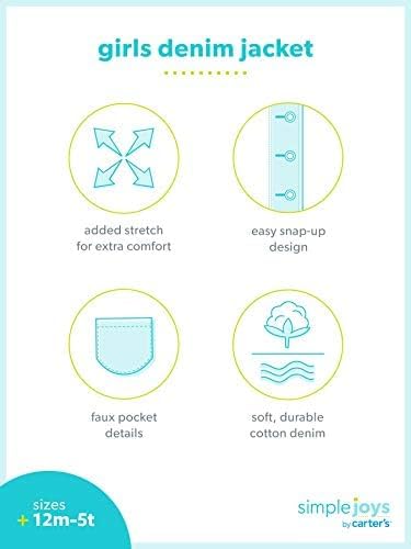 Simple Joys by Carter's Baby Girls' Denim Jacket - Image 4