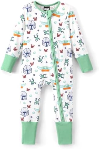 Disney Baby Organic Cotton Zip Footie Clothes Romper Outfit by Disney