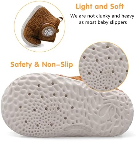 FEETCITY Baby Booties Girls Boys Infant Slippers First Walkers Shoes Warm Socks - Image 6