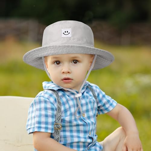 Baby Toddler Sun Hat, Kids Summer UPF 50+ Foldable Beach Bucket Hat - Image 3