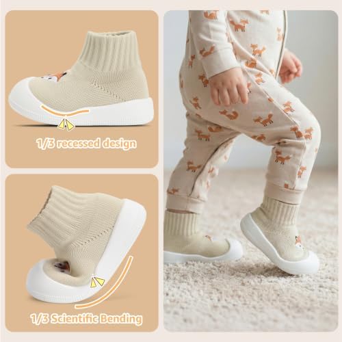 STQ Baby/Toddler Sock Walking Shoes Infant Slippers - Image 4