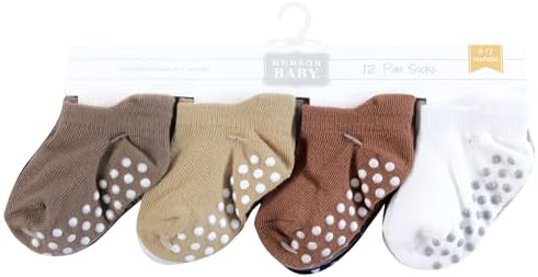 Hudson Baby Unisex Baby Non-Skid No-Show Socks - Image 2