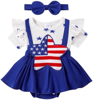 Giraropa Newborn Baby Girl Clothes Smocked Bubble Romper Dress + Socks + by Giraropa